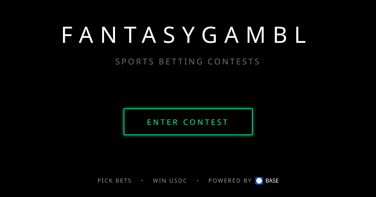 Sports Betting Contests - Farcaster Mini Apps